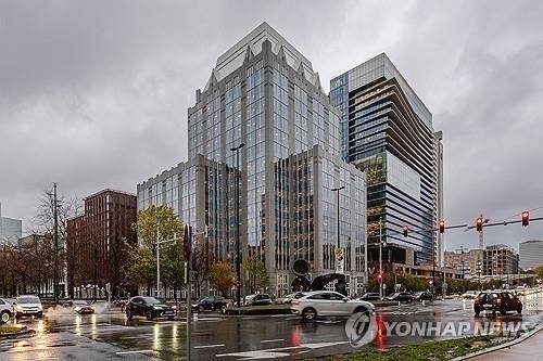 러시아 동결 자산이 보관된 벨기에 브뤼셀의 유로클리어 본부 [AP=연합뉴스 자료사진. 재판매 및 DB 금지]