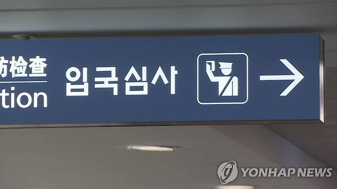 입국심사 [연합뉴스TV 제공]