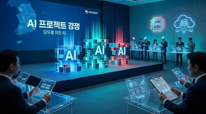 AI 경쟁 [연합 AI 플랫폼 생성 이미지. 재판매 및 DB 금지]