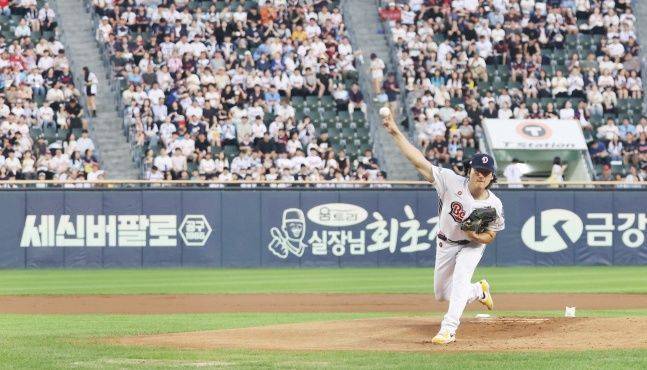 두산 베어스 곽빈. ⓒ 뉴시스