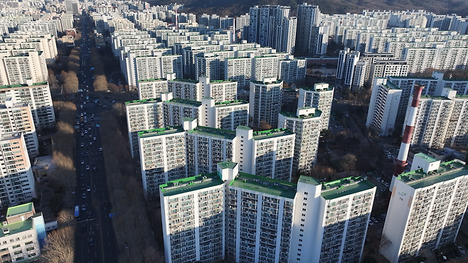 서울 노원구 상계동에 소재한 상계주공 아파트 일대의 모습.  [헤럴드 DB]