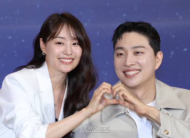 송지은, 박위 부부 / 사진=서병수 기자 qudtn@edaily.co.kr&nbsp;