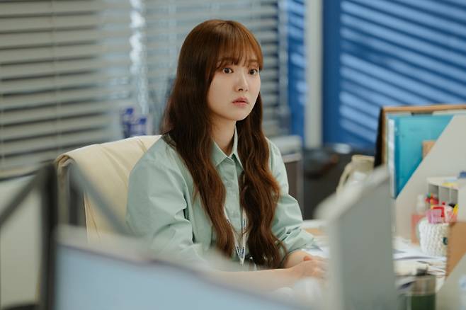 ‘최애의 사원’ 김혜준, 강훈 첫사랑 연우 등장에 미묘한 기류 (제공: tvN)