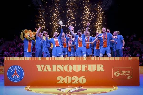 사진 2026 프랑스 핸드볼 트로피 데 샹피옹 우승을 차지한 파리 생제르맹, 사진 출처=파리 생제르맹