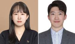 이채령 학생(왼쪽), 정원식 지도교수. /건양대 제공