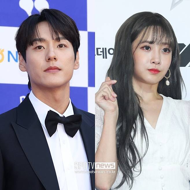 ▲ 곽시양(왼쪽), 러블리즈 유지애. ⓒ곽혜미 기자