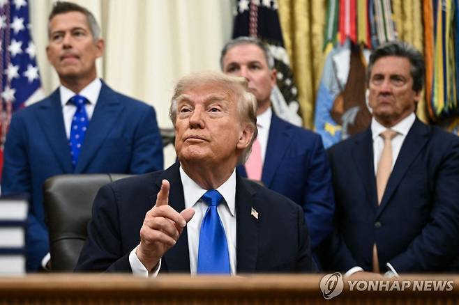 트럼프 대통령 [AFP=연합뉴스. 재판매 및 DB 금지]