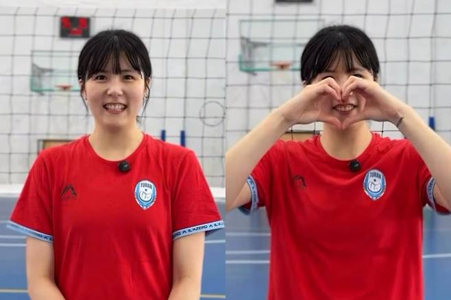 학교 폭력(학폭) 논란으로 국내 무대를 떠난 전 국가대표 여자배구 선수 이재영이 아제르바이잔에서 새 둥지를 틀었다. /사진=투란 VC 공식 SNS 캡처