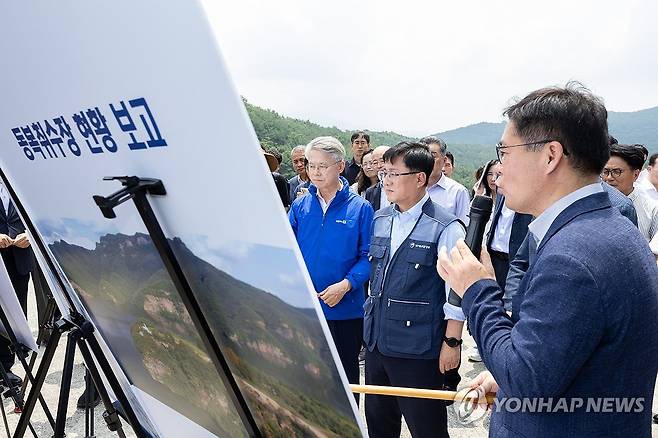 김성환 장관, 반도체 용수 동복댐 활용 방안 점검 [기후에너지환경부 제공. 재판매 및 DB 금지]
