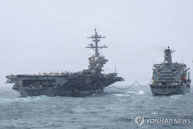 미 항공모함 에이브러햄 링컨호(기사와 직접 관련 없음) [미해군/로이터=연합뉴스 자료사진 재판매 및 DB 금지]