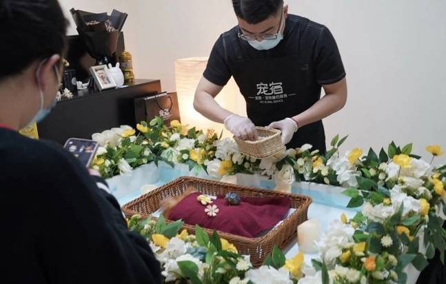 중국에서 반려동물 장례산업이 소비 분야로 떠오르고 있다. 사진=SCMP