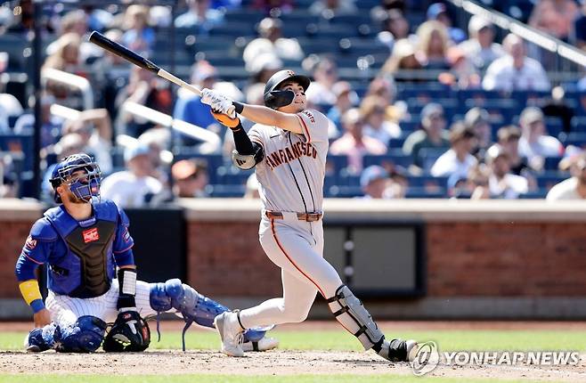 이정후의 2타점 적시타 [게티이미지/AFP=연합뉴스]
