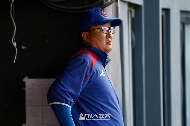 2026 KUSF 대학야구 U-리그 왕중왕전에 참가한 동의과학대 감독 염종석. 목동=김영서 기자