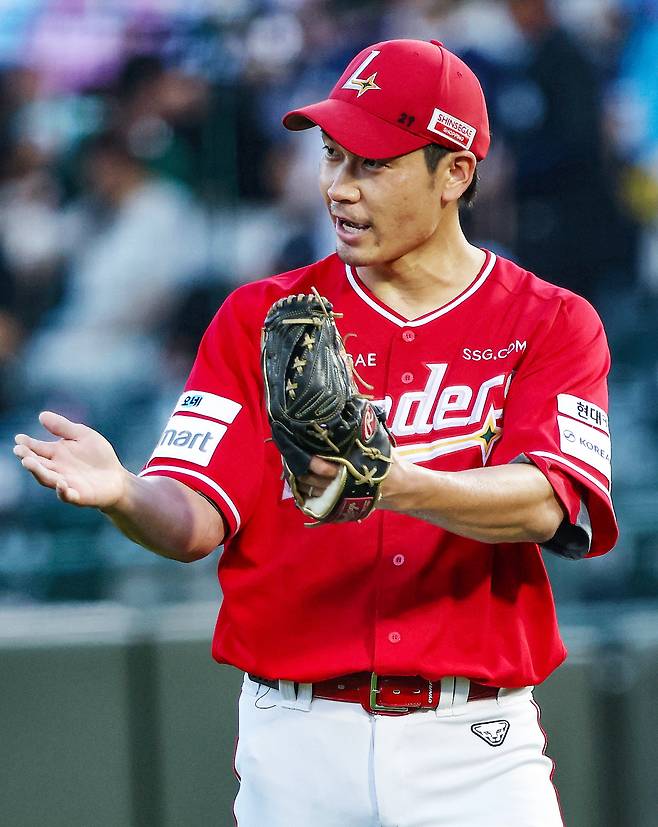 올 시즌 내내 기복이 심한 투수 타케다 쇼타. SSG 제공