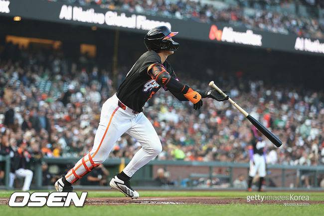 [사진] 샌프란시스코 자이언츠 이정후. ⓒGettyimages(무단전재 및 재배포 금지)