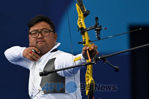 아시안게임 양궁 국가대표 김우진. ⓒAFPBBNews = News1