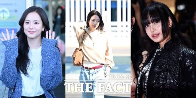 그룹 블랙핑크 지수 제니 리사(왼쪽부터)가 비슷한 시기 솔로 컴백해 각각의 '솔로 경쟁력'에 관심이 쏠리고 있다./더팩트DB