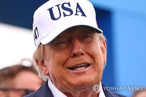 도널드 트럼프 미국 대통령 [AP=연합뉴스. 재판매 및 DB 금지]