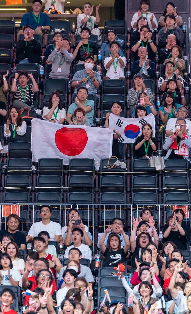 2026 아이치 나고야 아시안게임 남자농구 한일전 응원단