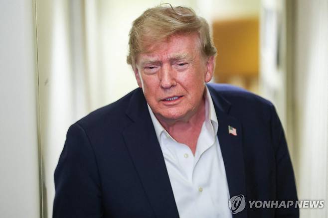 트럼프 대통령 [AFP=연합뉴스. 재판매 및 DB 금지]