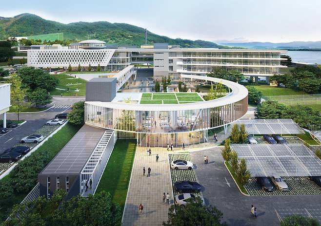 ▲ 보안통제시설 투시도. 한국원자력연구원