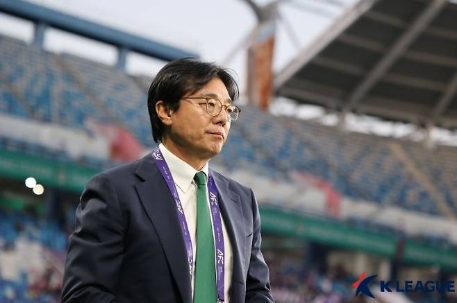 대전하나시티즌 황선홍 감독. 사진=한국프로축구연맹