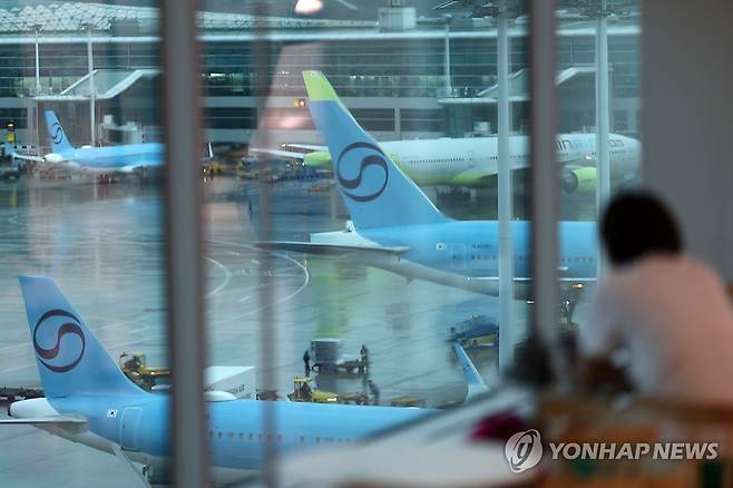 인천국제공항 2터미널 계류장 [연합뉴스 자료사진]