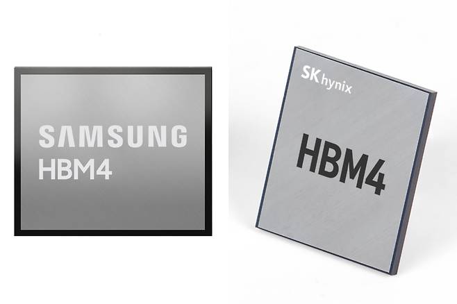 삼성전자와 SK하이닉스의 HBM4. 연합뉴스