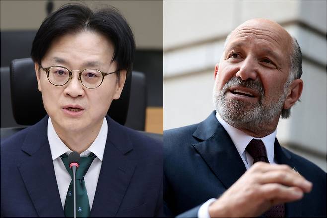 김정관(왼쪽부터) 산업통상부 장관·하워드 러트닉 미국 상무장관 [연합뉴스 자료사진]