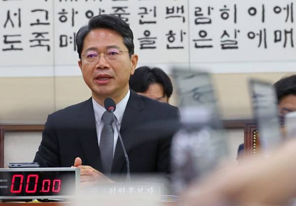 ▲김승원 법무부 장관 후보자가 2026년 9월15일 국회 법제사법위원회 인사청문회에서 질문에 답하고 있다. ⓒ연합뉴스