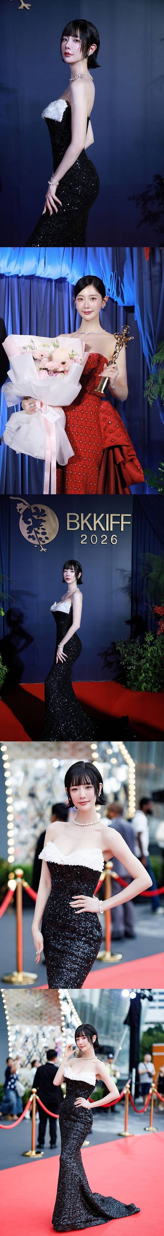 Actress Clara (41) drew attention with her noticeably changed vibe and her slender figure in a dress.Her agency, KHS Agency, announced on the 18th that Clara was officially invited to and attended the Bangkok International Film Festival 2026 held in Bangkok, Thailand on the 16th (local time).Clara appeared at the event wearing a dress that emphasized her figure. Born in 1985 and 41 years old this year, she stood before the cameras of local reporters, pulling off a form-fitting outfit.Clara received the Suratsawadi Honorary Award at the Suratsawadi Gala Night, a major program of the film festival. The Suratsawadi Honorary Award is a special honorary award that recognizes the contributions of artists who have continued creative activities in the performing arts and entertainment industries. This event was held under the official sponsorship of the Cultural Promotion Bureau of the Thai Ministry of Culture.Through her agency, she shared her thoughts, stating, I am grateful just for the invitation, but it is an honor to receive such a meaningful award. Since my steadfast efforts in the global arena have been appreciated, I will continue to do my best in various activities with a humble attitude.Clara plans to continue her activities both domestically and internationally while reviewing her next project. She previously married a Korean-American businessman in 2019, but announced her divorce last year after six years of marriage.