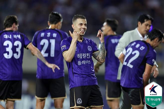 FC안양 마테우스. 프로축구연맹 제공