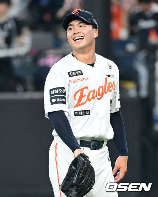 [OSEN=조은정 기자] 한화 왕옌청 2026.08.18 /cej@osen.co.kr