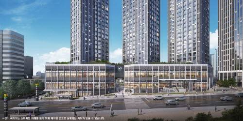 충청로 GL 스퀘어 투시도[제공=자이S&D]