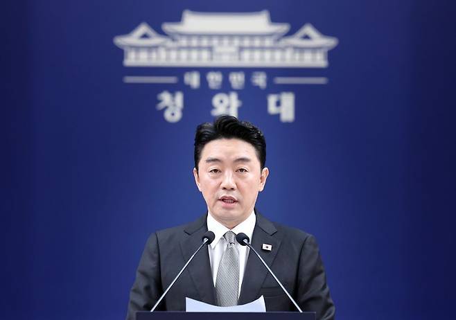 강훈식 대통령 비서실장. 뉴시스