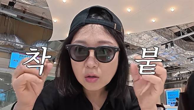 일본 도쿄 진스 매장을 방문한 방송인 김숙/사진=김숙 유튜브 채널 영상 캡처
