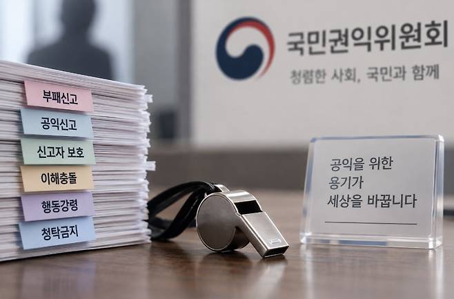 올해 1~8월 부패신고 접수는 575건으로 지난해 같은 기간 179건보다 221.2% 증가했다./ AI 생성이미지