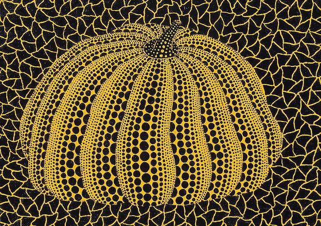 쿠사마 야요이  ‘호박(Pumpkin)’. [서울옥션 제공]