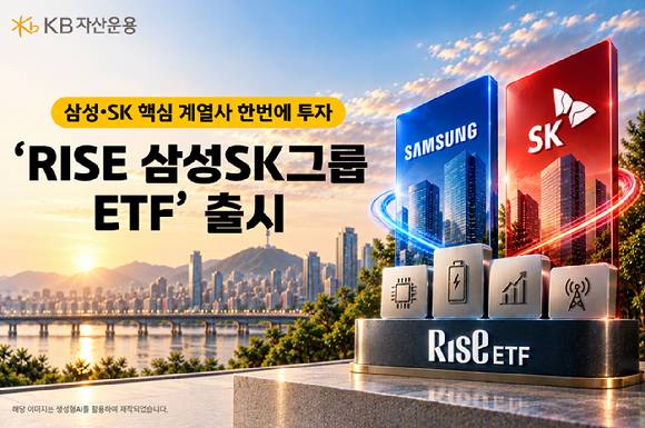 KB자산운용 'RISE 삼성SK그룹 ETF' 이미지 [사진=KB자산운용]