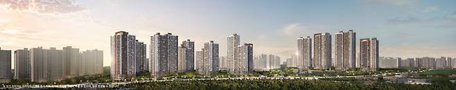 청주 가경 아이파크 7·8단지 석경 투시도.(사진제공=IPARK현대산업개발)