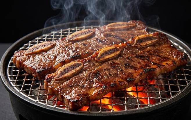 추석 LA갈비구이 만드는법·재는법·레시피, AI 이미지