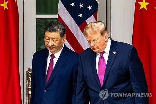 24일(현지시간) 시진핑 중국 국가주석(좌)과 도널드 트럼프 미 대통령 [AP=연합뉴스 자료사진. 재판매 및 DB 금지]
