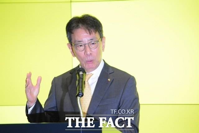 KB금융 회추위는 지난 11일 양종희 현 회장이 아닌 이재근(사진) KB금융 부문장을 차기 회장 후보로 선택했다. /김태환 기자