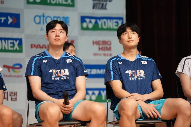 [사진] 서승재 , 김원호 / 대한배드민턴협회