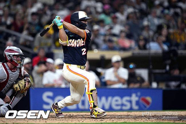 [사진] 샌디에이고 파드리스 송성문. ⓒGettyimages(무단전재 및 재배포 금지)
