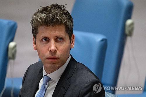 유엔 안보리 회의 출석한 샘 올트먼 오픈AI CEO [게티이미지/AFP=연합뉴스 자료사진]
