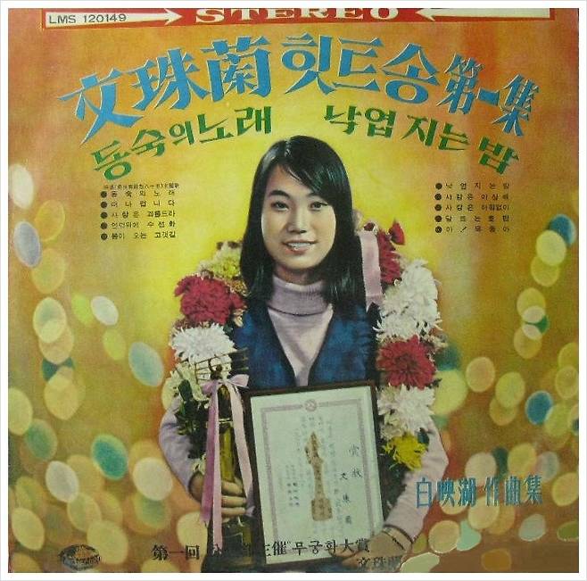 '동숙의 노래'로 스타덤에 오른 17세의 문주란 [자료사진]