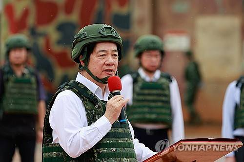 라이칭더 대만 총통 [EPA=연합뉴스 자료사진. 재판매 및 DB금지]