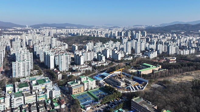 분당 노후게획도시 전경. [성남시]