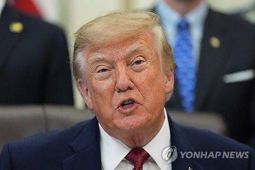 30일(현지시간) 한국의 대미 투자를 발표하는 도널드 트럼프 미국 대통령. 연합뉴스